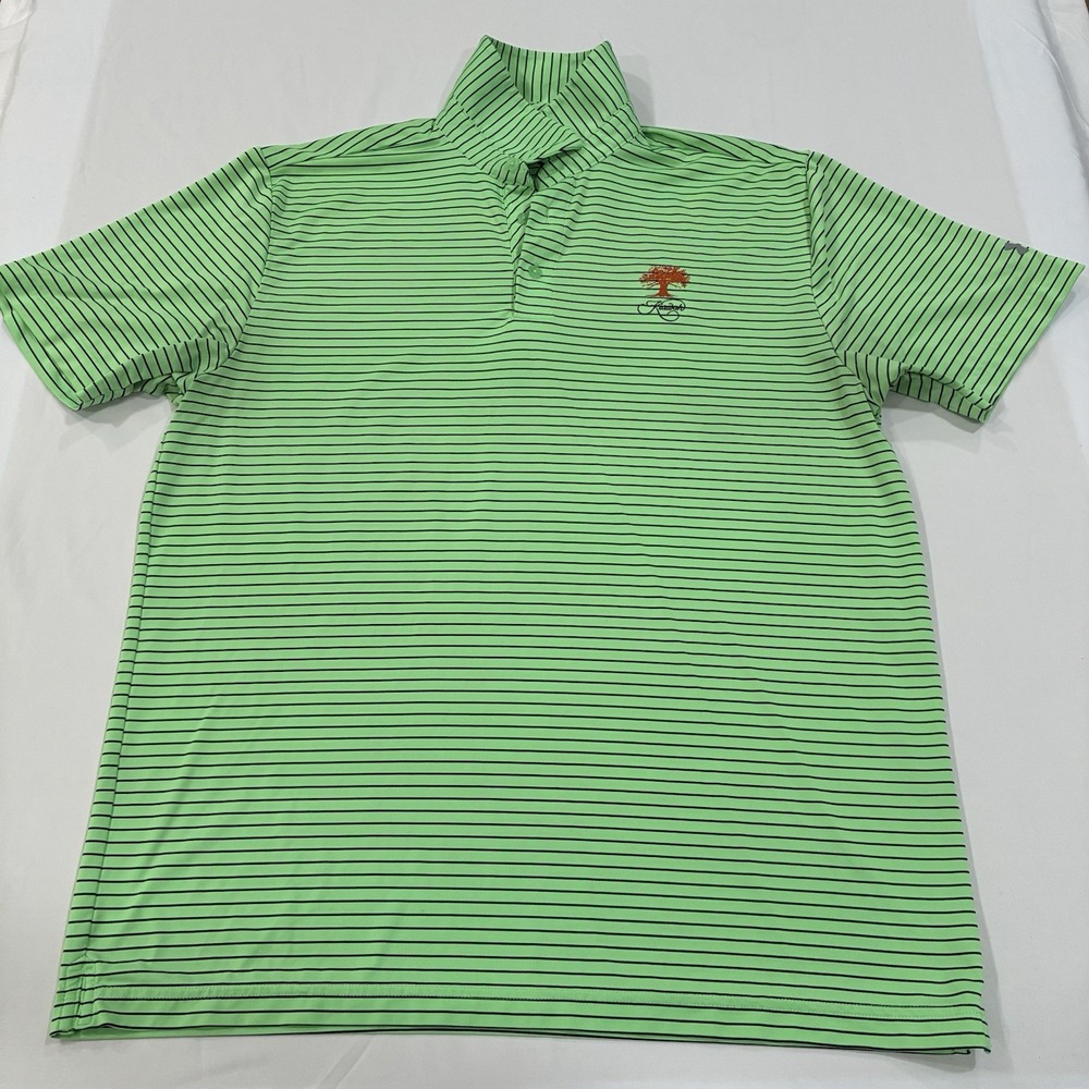 Under Armour Polo Men LG Striped Loose Heatgear Golf Performance Kiawah Logo